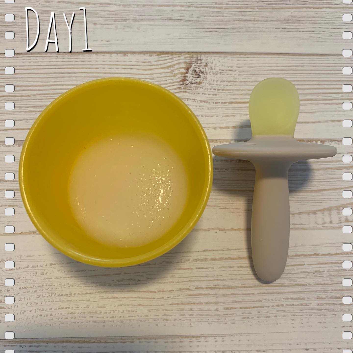 ︎5ヶ月離乳食︎離乳食day1-7 